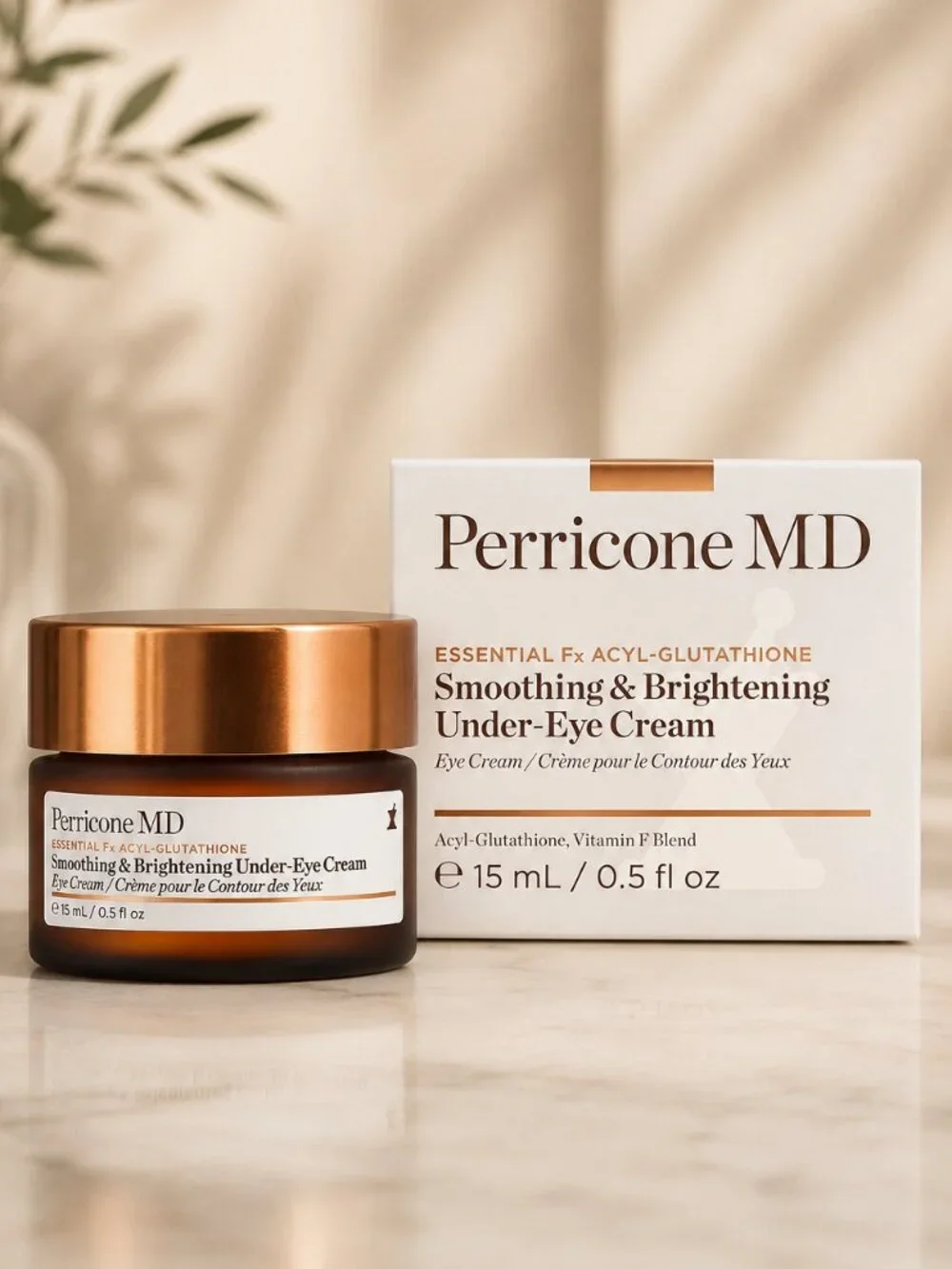 essential fx acyl-glutathione smoothing & brightening under- eye cream $125 Perricone MD Under-Eye Acyl- Glutathione The importance of B12